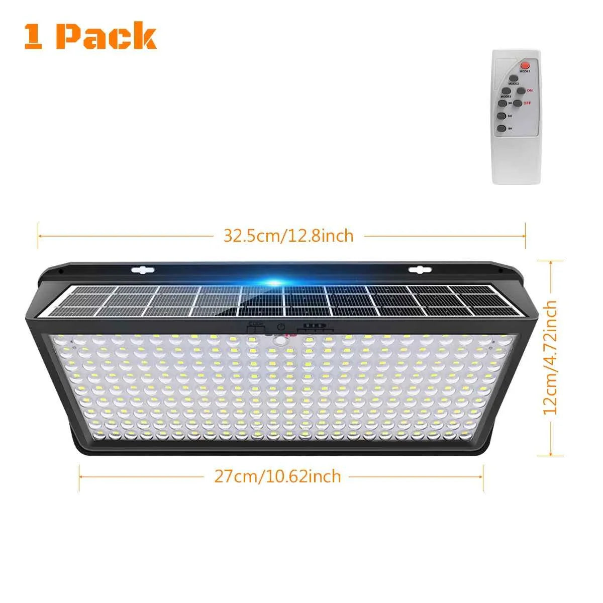Solar Lights Outdoor Waterproof Motion Sensor w/ 3 Modes IP65 Waterproof