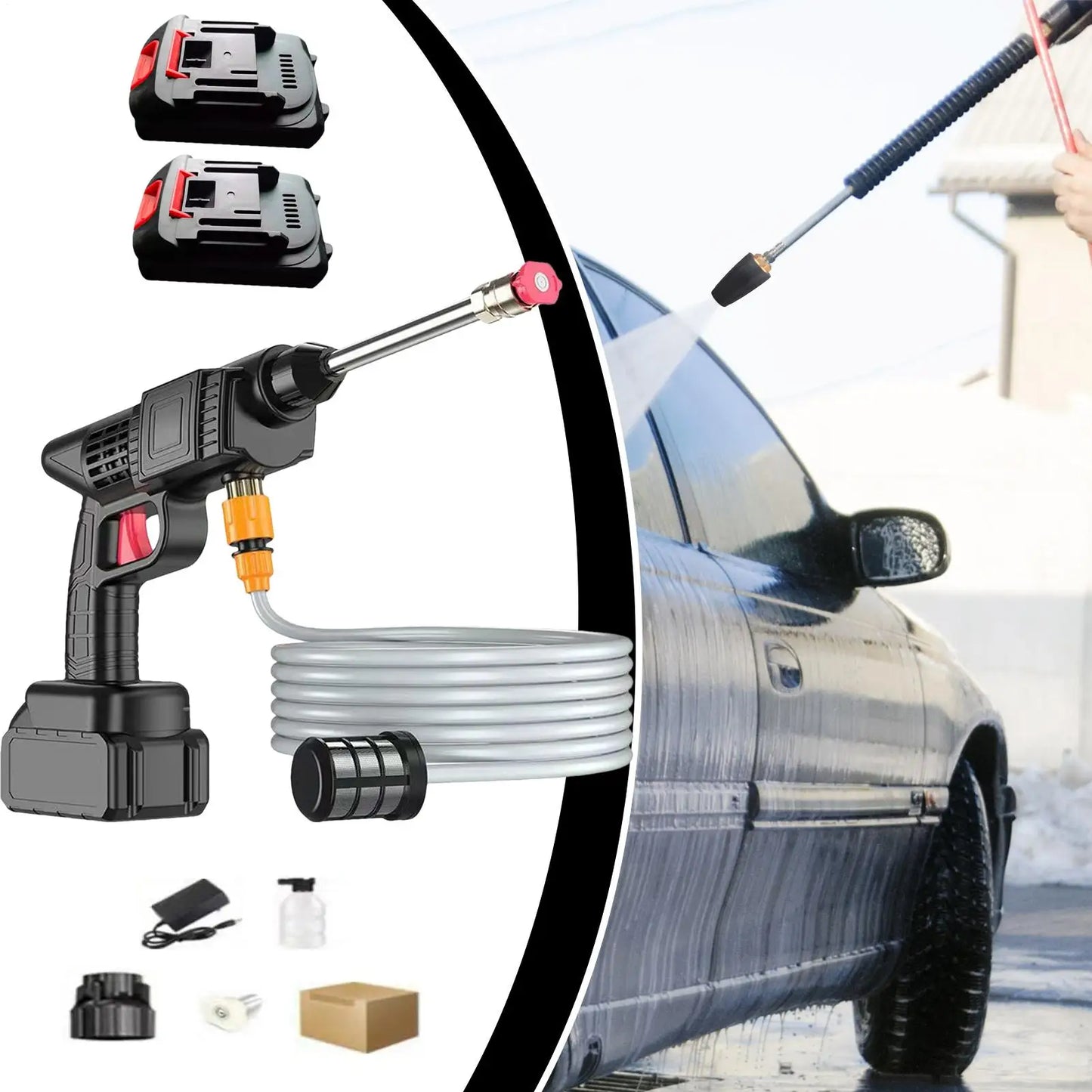 Cordless Pressure Washer - Remote Water Source