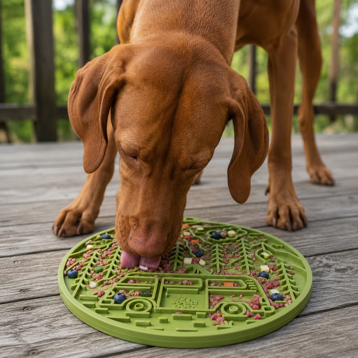 Camp eMat - Enrichment Lick Mat For Dogs and Cats