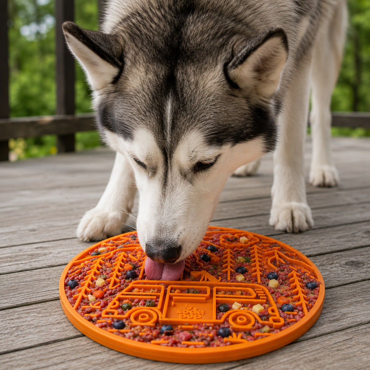 Camp eMat - Enrichment Lick Mat For Dogs and Cats