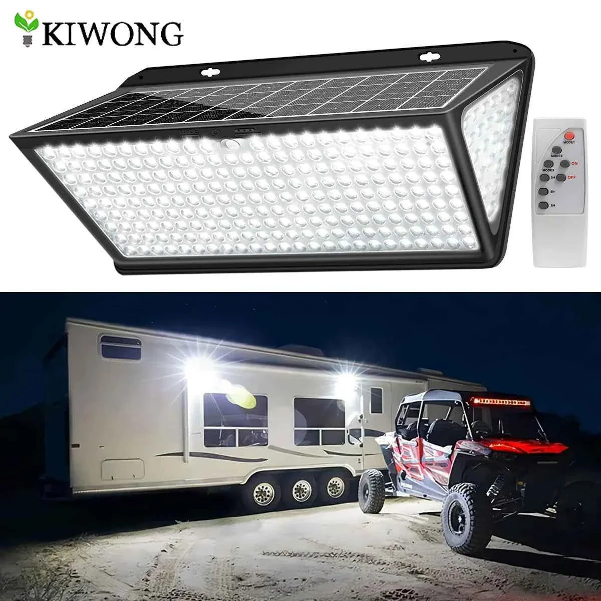 Solar Lights Outdoor Waterproof Motion Sensor w/ 3 Modes IP65 Waterproof