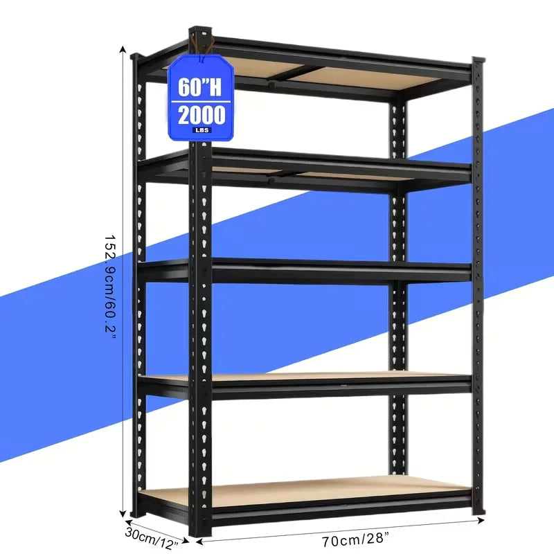 Garage Shelving Storage Shelves 72"/60"H