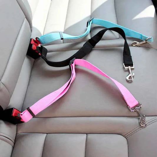 Pet Car Seat Belt Harness – Safety Clip for Dogs & Cats