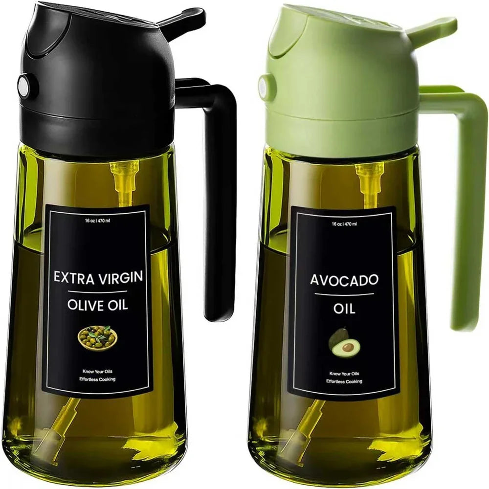 Olive Oil Dispenser 2 in 1- Spray & Pour