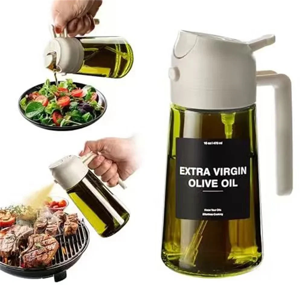 Olive Oil Dispenser 2 in 1- Spray & Pour