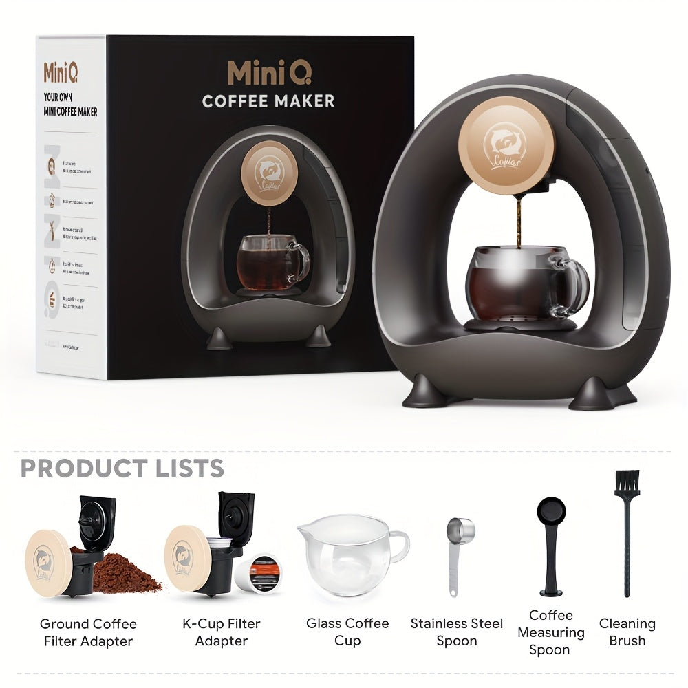 2 in 1 Coffee Maker K Cup & Ground Coffee Brewer 4-8 Cup Size