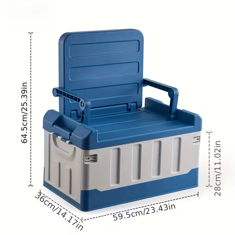Foldable Camping Stool & Storage Bag Outdoor Chair