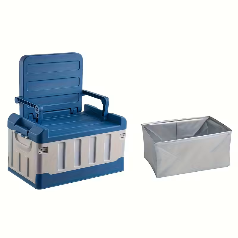 Foldable Camping Stool & Storage Bag Outdoor Chair