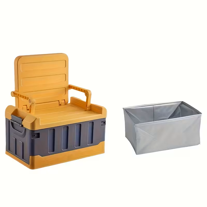 Foldable Camping Stool & Storage Bag Outdoor Chair