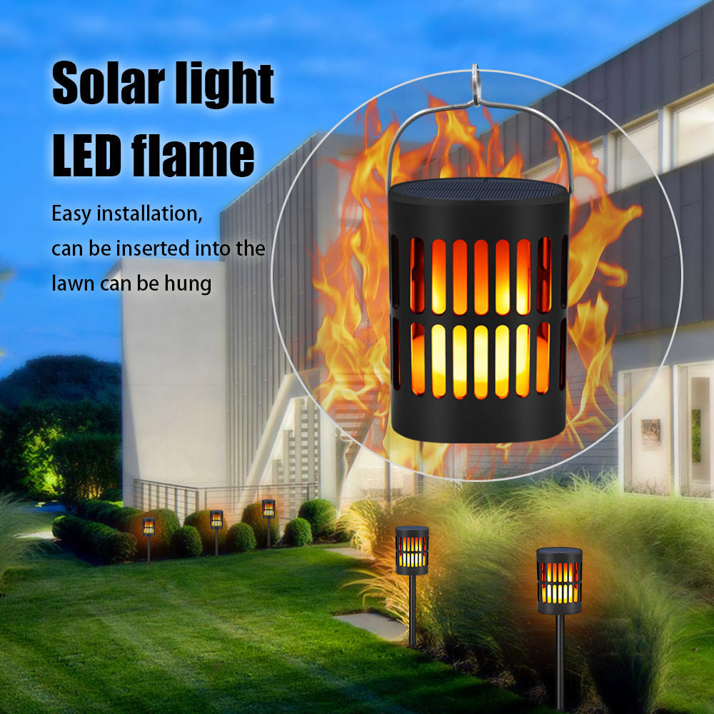 Solar LED Flame Light Decoration