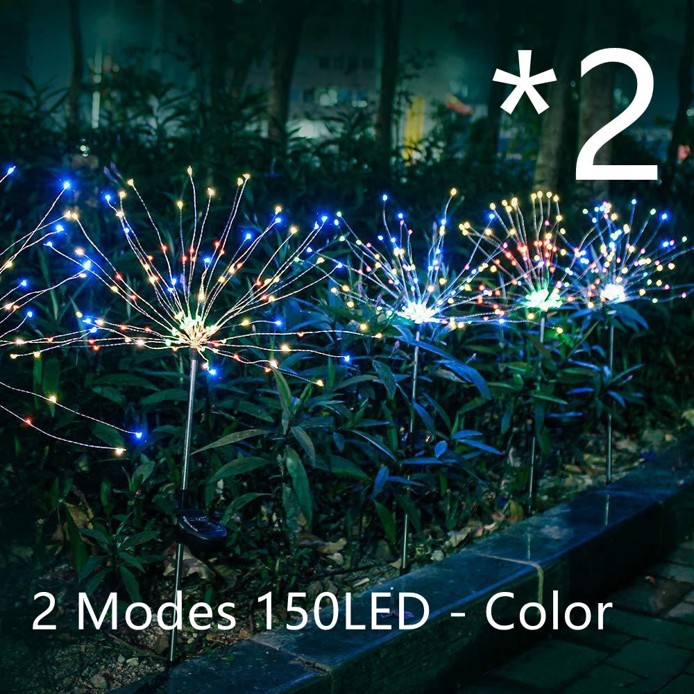 Solar Fireworks Light LED Light String