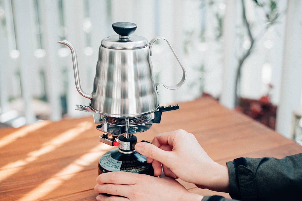 "Buono" Metal Drip KettleHario - Outdoor V60