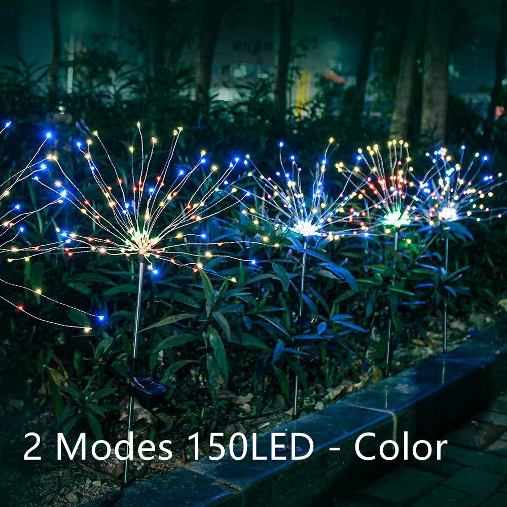 Solar Fireworks Light LED Light String