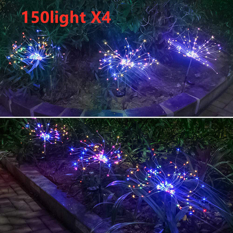 Solar Fireworks Light LED Light String