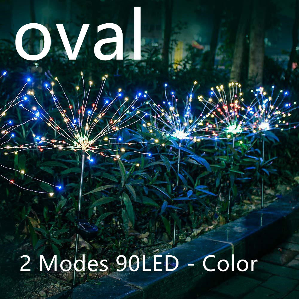 Solar Fireworks Light LED Light String
