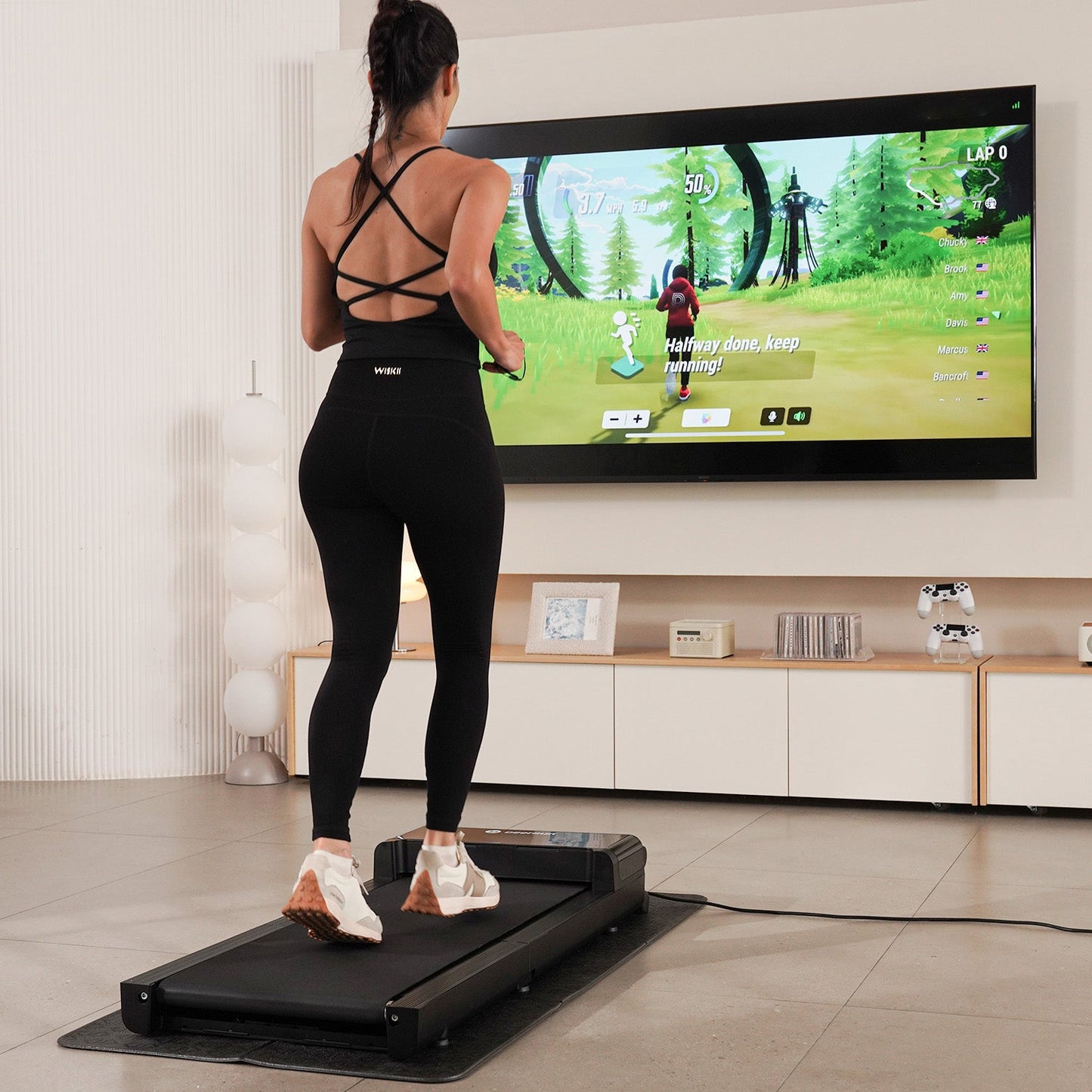 DeerRun Z20 Foldable Walking Pad Treadmill – Ultra Compact