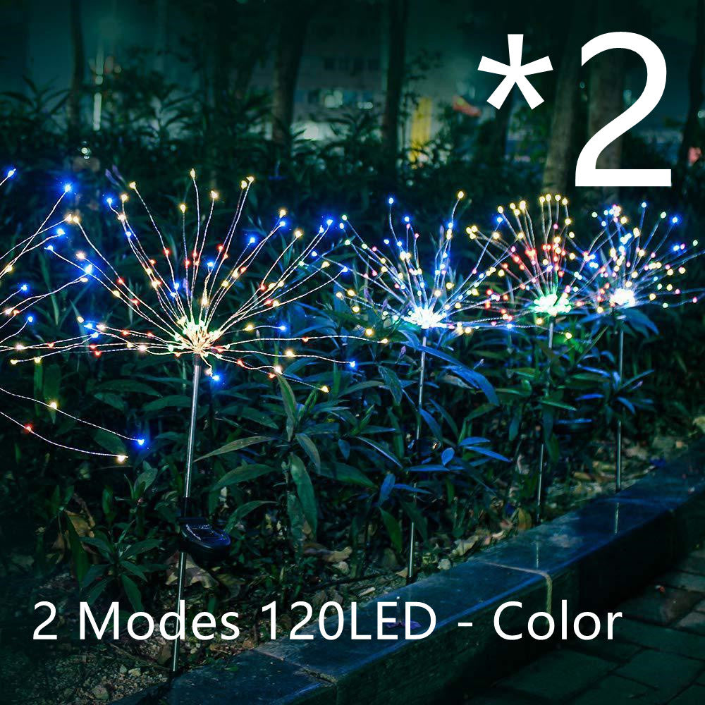 Solar Fireworks Light LED Light String