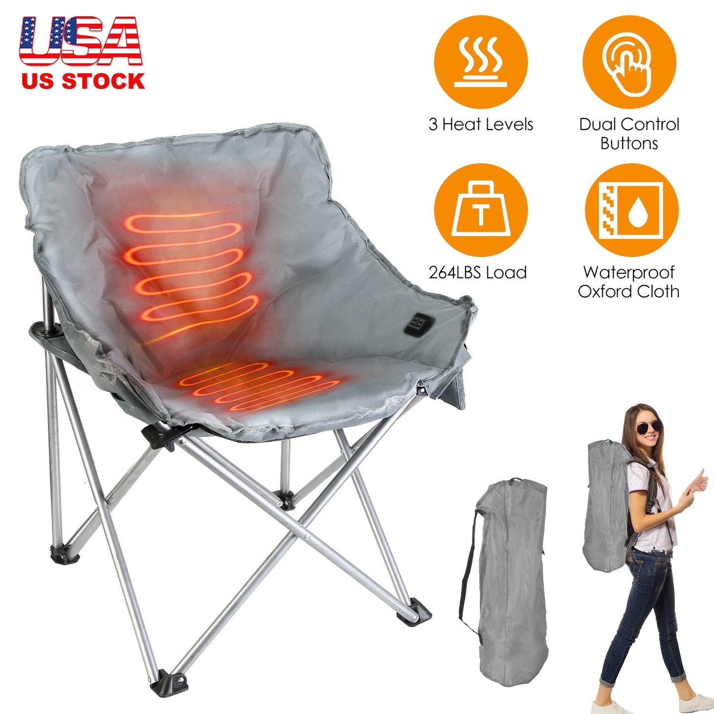 Heated Camping Chair