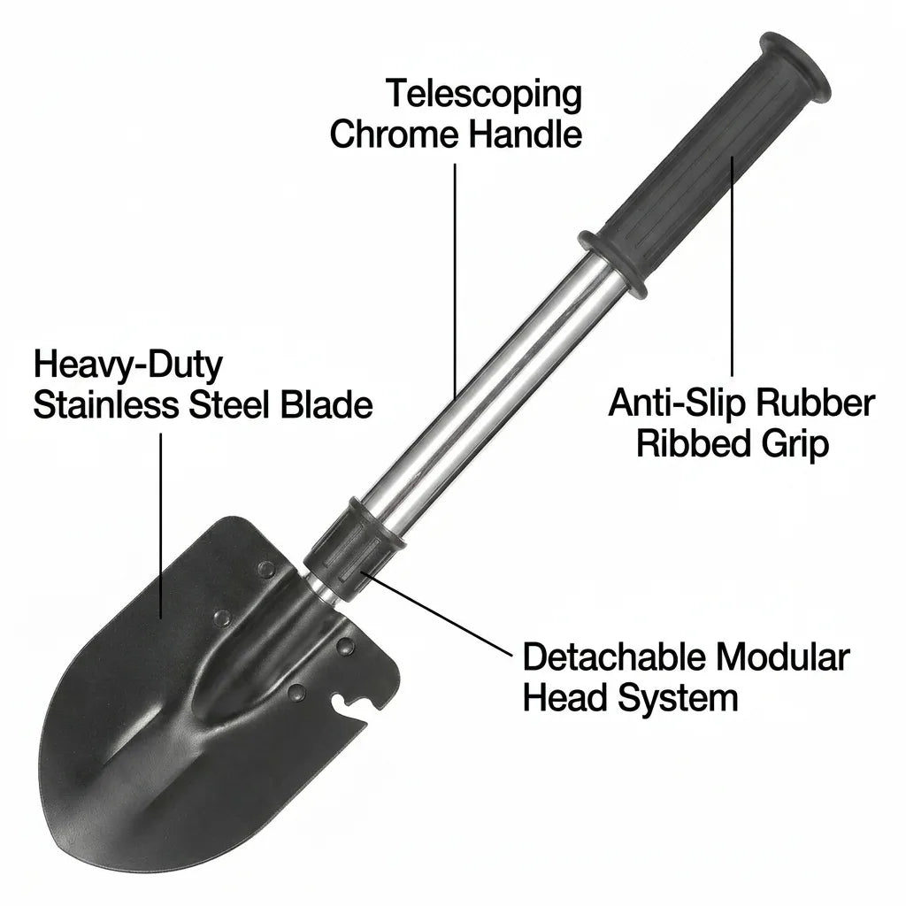 6-In-1 Multi Tool Survival Kit