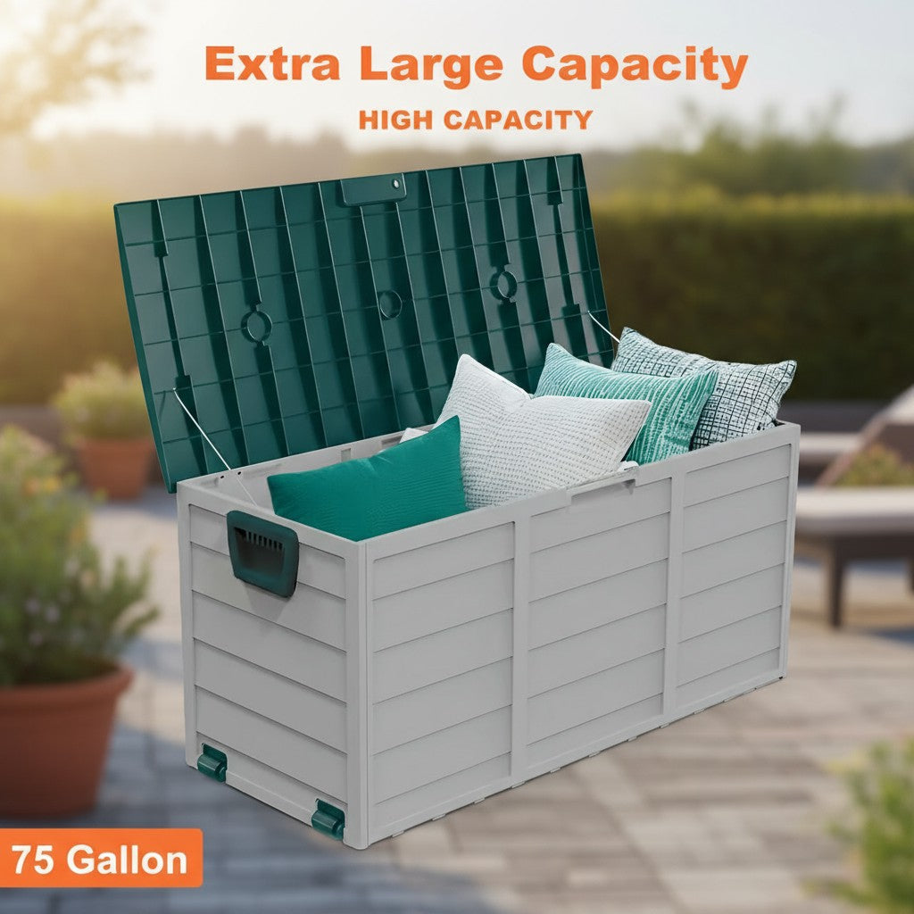 Heavy-Duty Outdoor Deck Box – Waterproof Patio Storage Box