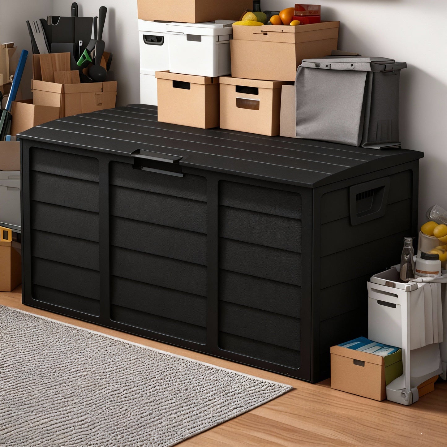 Heavy-Duty Outdoor Deck Box – Waterproof Patio Storage Box