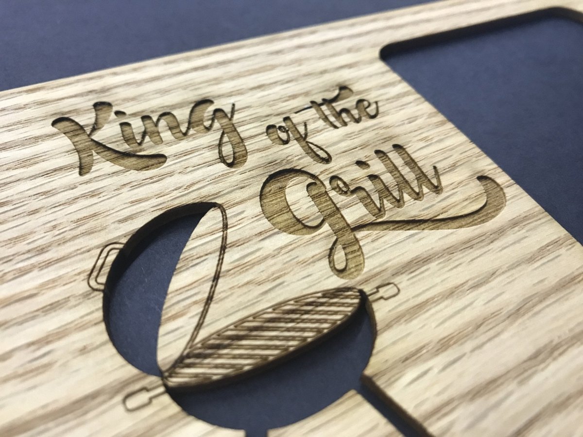 King of The Grill Picture Frame