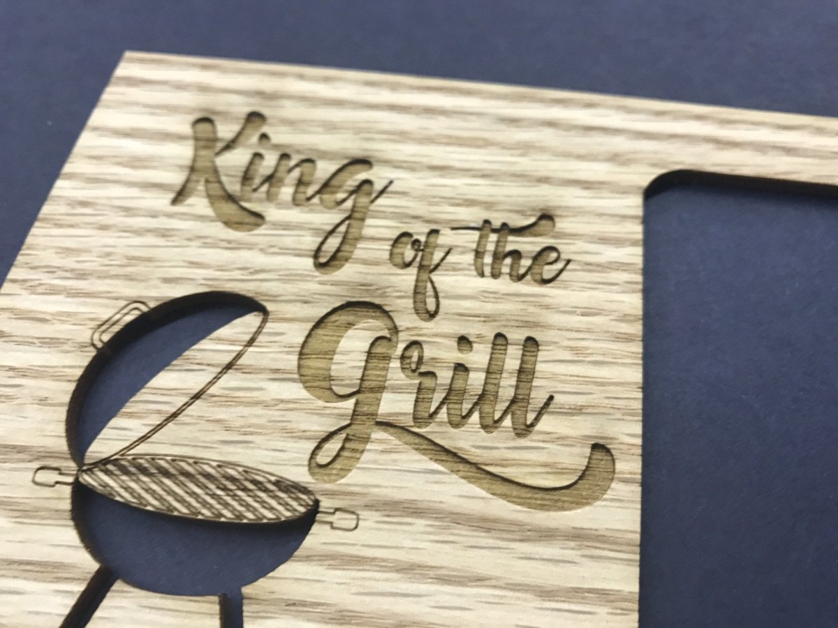 King of The Grill Picture Frame