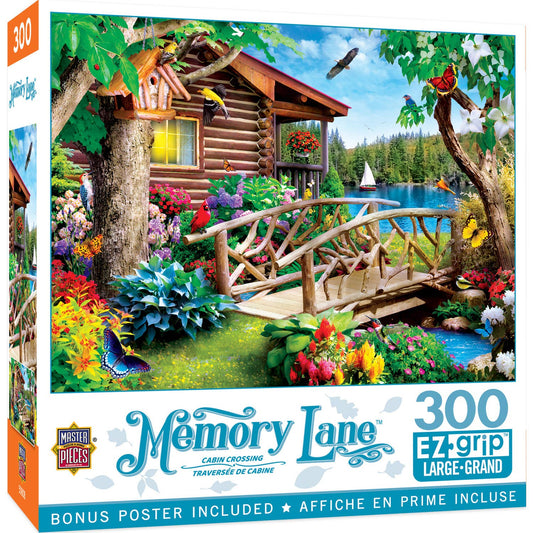 Memory Lane - Cabin Crossing 300 Piece EZ Grip Puzzle