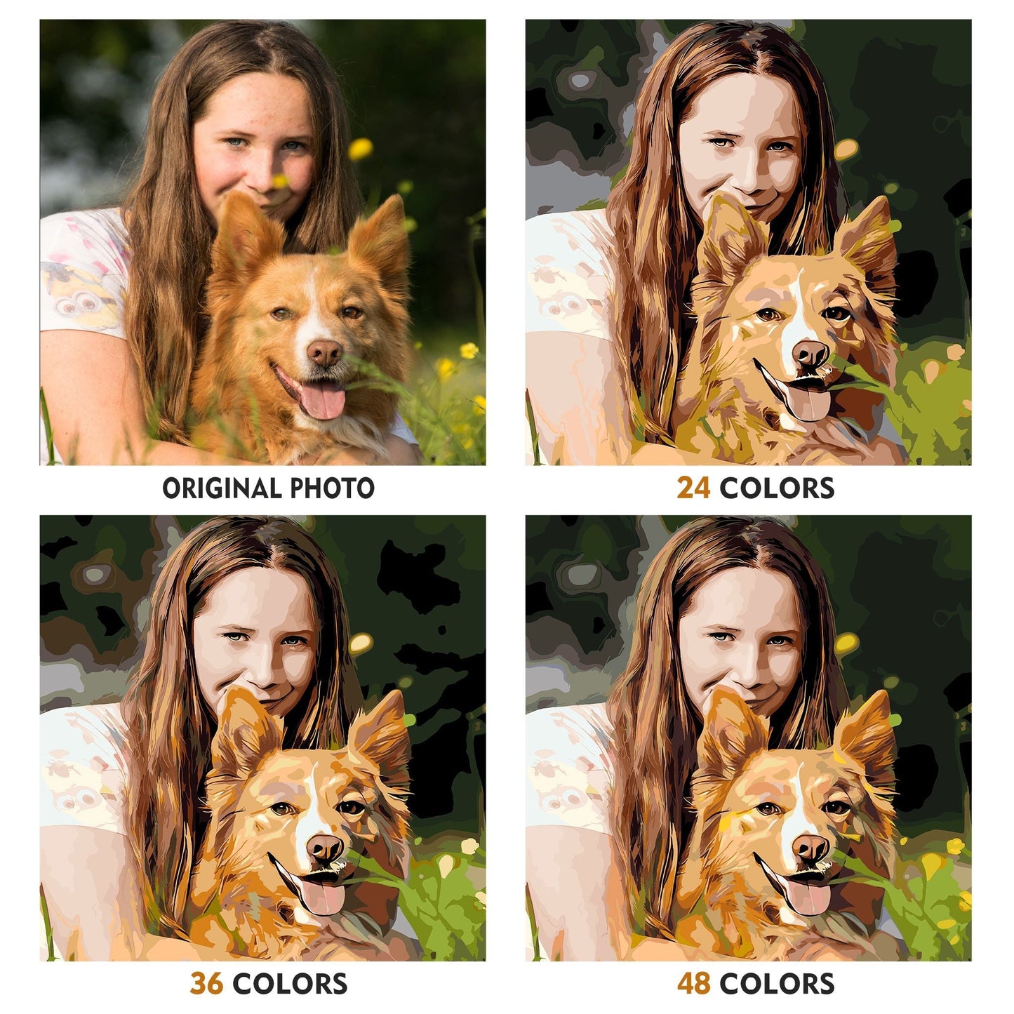 Custom Paint by Numbers Kit - Made in USA