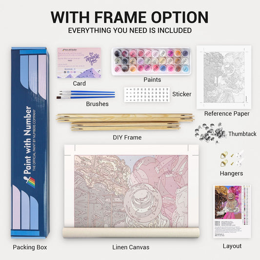 Custom Paint by Numbers Kit - Made in USA