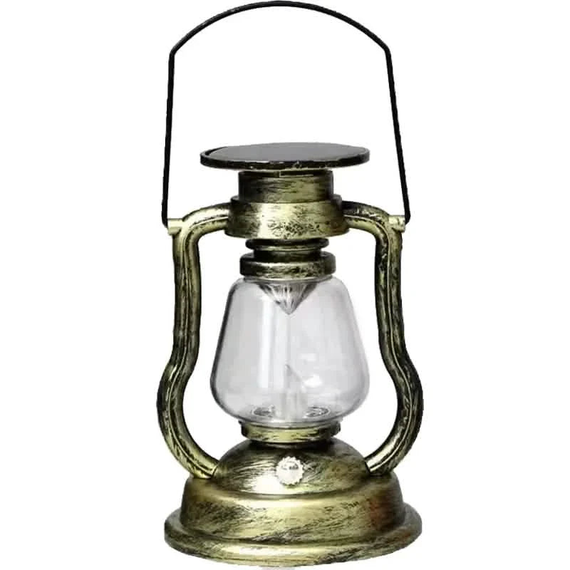 Retro Kerosene Lamp LED Horse Lantern Outdoor
