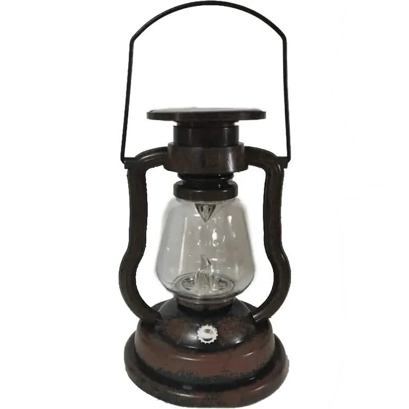 Retro Kerosene Lamp LED Horse Lantern Outdoor