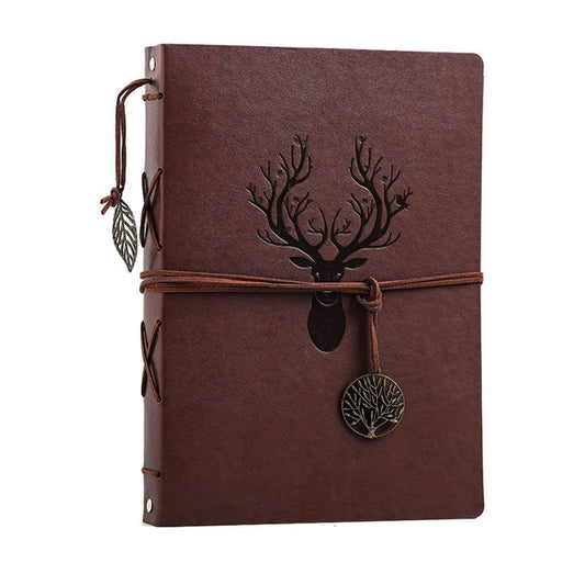 Vintage Leather Scrapbook Photo Album