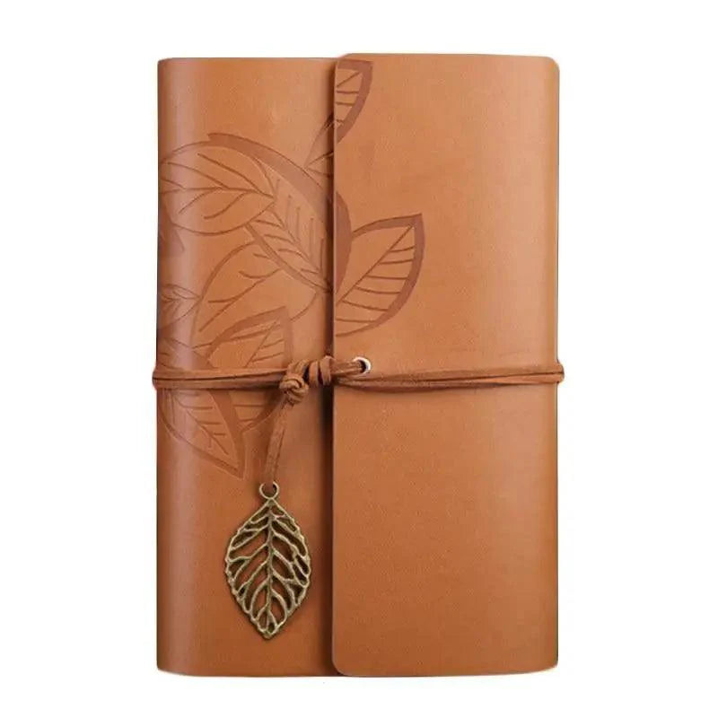 Vintage Leather Diary Notebook Journal