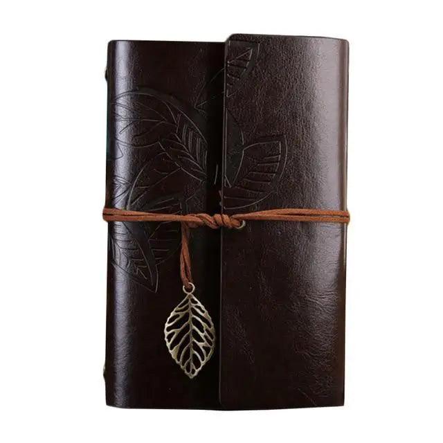 Vintage Leather Diary Notebook Journal