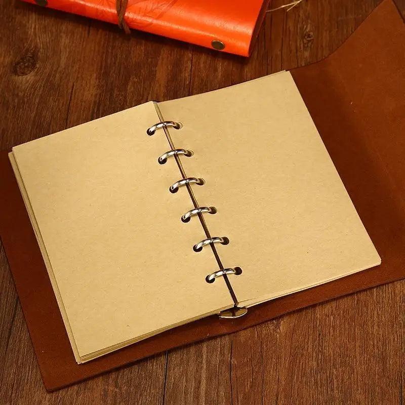 Vintage Leather Diary Notebook Journal