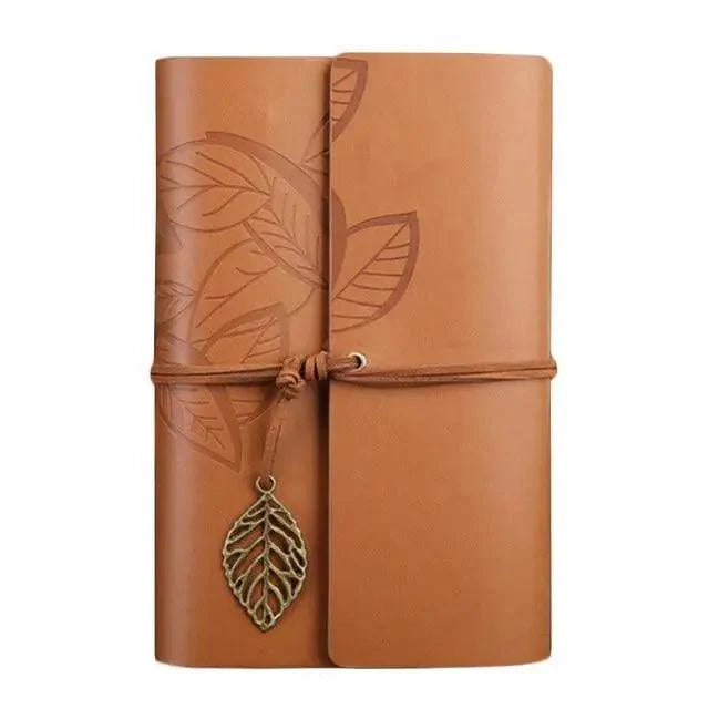 Vintage Leather Diary Notebook Journal