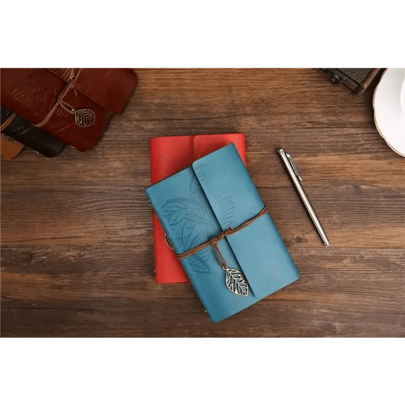 Vintage Leather Diary Notebook Journal