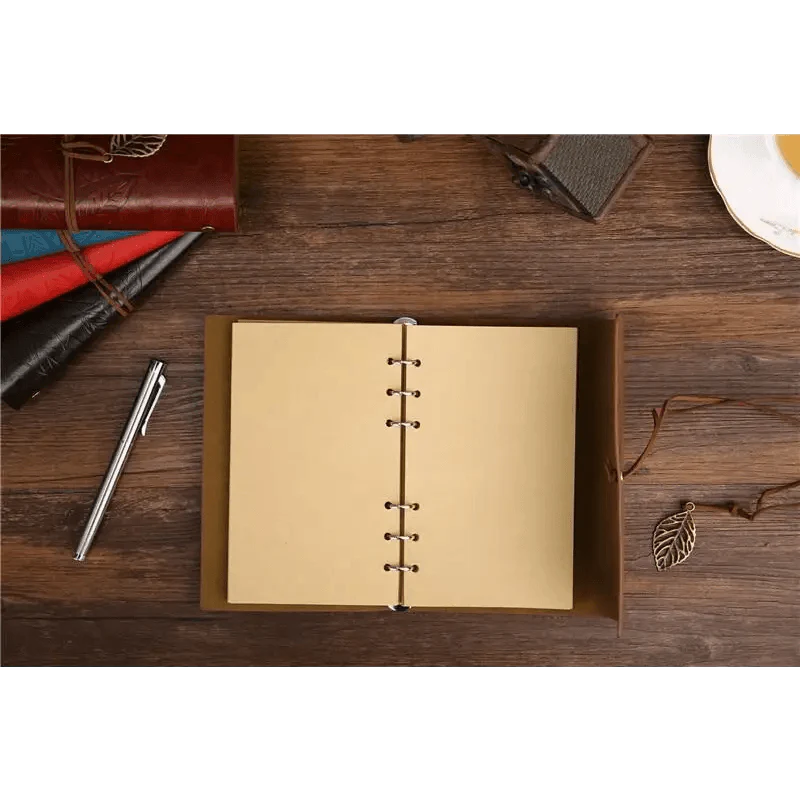 Vintage Leather Diary Notebook Journal