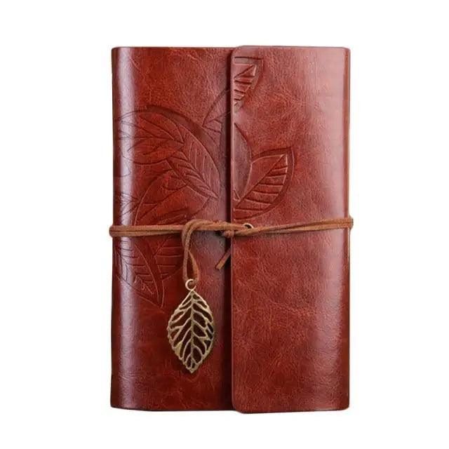 Vintage Leather Diary Notebook Journal