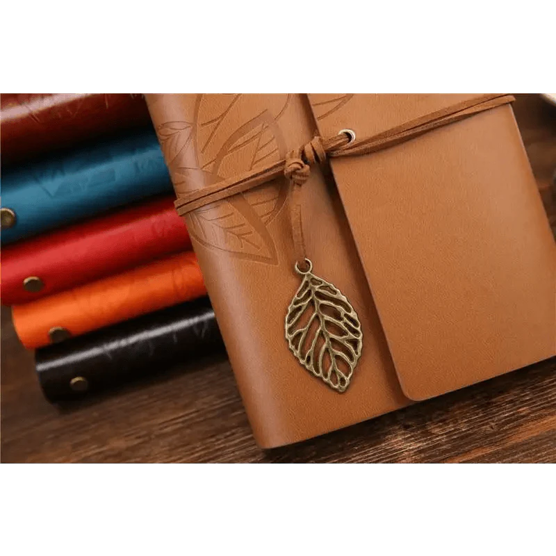 Vintage Leather Diary Notebook Journal