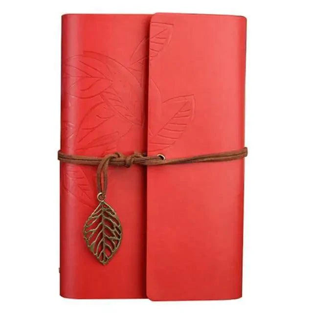 Vintage Leather Diary Notebook Journal
