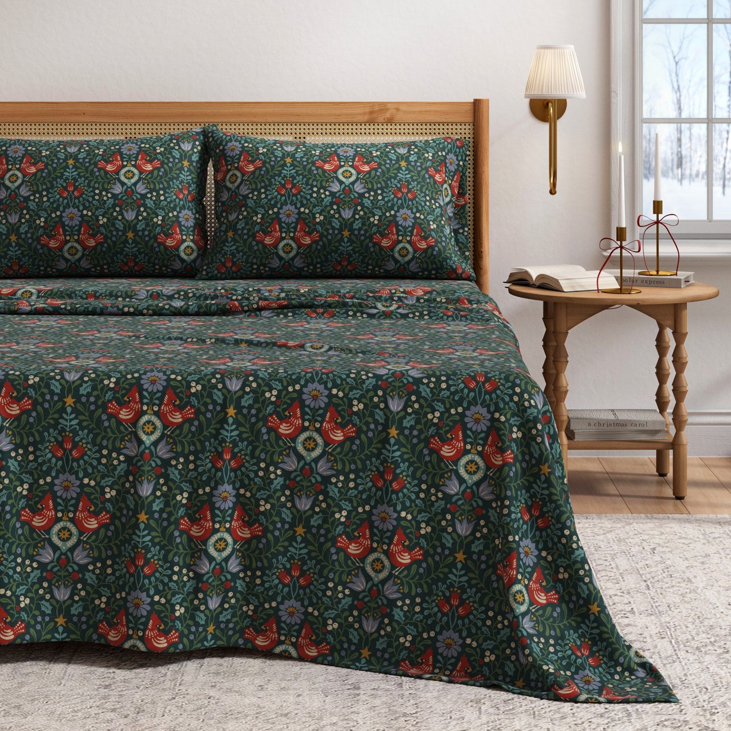 Turkish Cotton Flannel Sheet Set - Elevated Holiday Collection